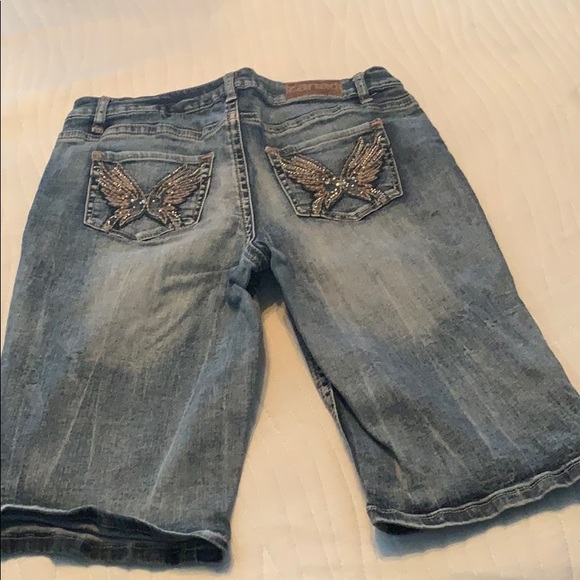 🔥3/$10 Zanadi 12 size 12 denim shorts - Picture 3 of 8